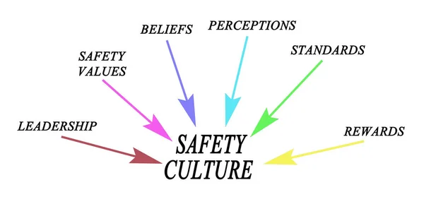 安全文化の6つの推進要因 — ストック写真